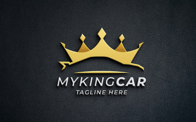 Mijn King Car Logo Pro-sjabloon