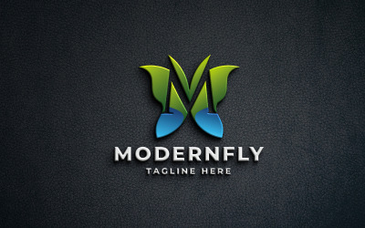 Modern Butterfly Logo Pro sablon