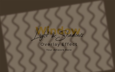Window Sunlight Shadow Overlay Effect Mockup  473