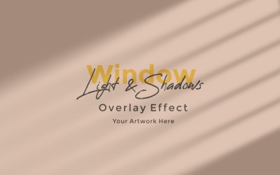 Window Sunlight Shadow Overlay Effect Mockup  480