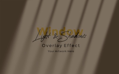 Window Sunlight Shadow Overlay Effect Mockup 483