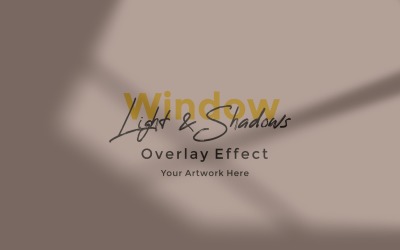 Window Sunlight Shadow Overlay Effect Mockup 488