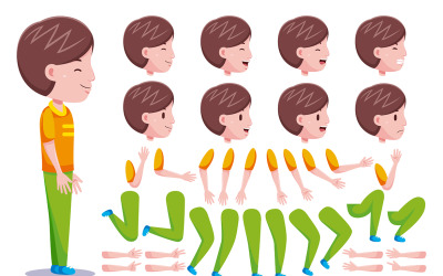 Conjunto de creación de personajes de Cute Boys de Right View #03