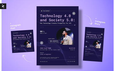 Technology Seminar Flyer Template