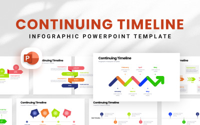 Continuing Timeline Infographic Presentation Template