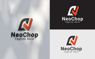 NC Letter Monogram Keuken Logo Ontwerp