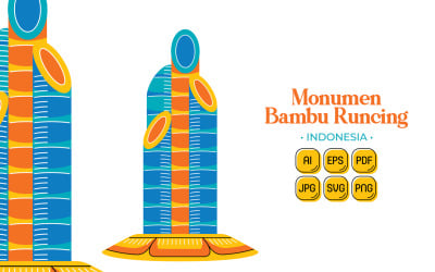 Monumento Bambu Runcing (destino de viagem na Indonésia)