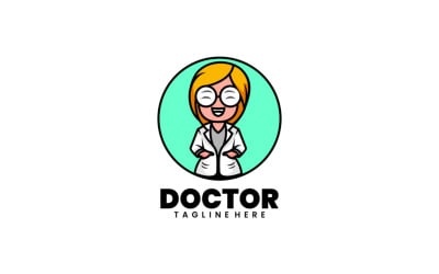 Doktor Maskot Çizgi Film Logosu