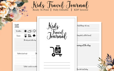 Kids Travel Journal KDP belső