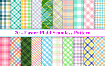 Modello senza cuciture del plaid della bufalo di Pasqua, modello senza cuciture del plaid della bufalo