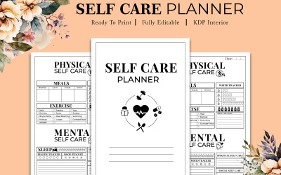 Self Care Planner KDP Interior