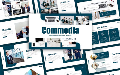 Commodia Marketing PowerPoint bemutatósablon