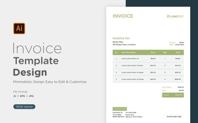 Corporate Invoice Design Template Bill form Business Payments Details Design Template 94
