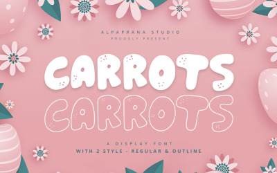 Morötter - Lekfull Display Font