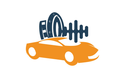 Audio Auto Logo Symbool Vector Sjabloon