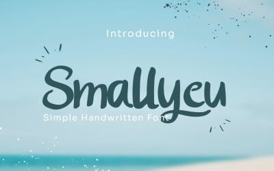 Smallyeu - Handwritten Font