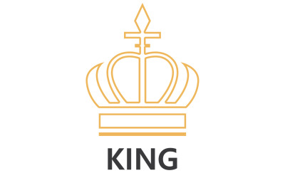Crown King And Princes Logo Template Vector V28