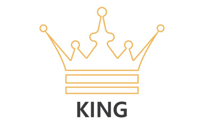 Crown King And Princes Logo Template Vector V32