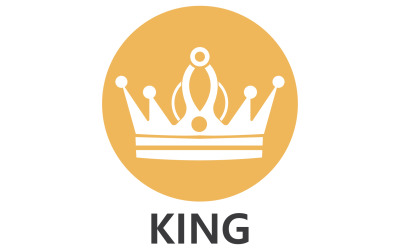 Crown King And Princes  Logo Template vector  V35