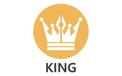 Crown King And Princes  Logo Template vector  V42