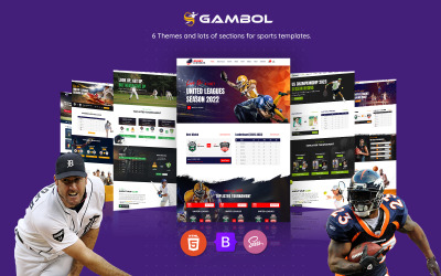 Gambol - Multi Sports HTML5 Website Template