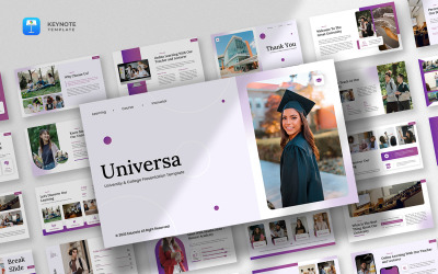Universo - Modello di Keynote per l'istruzione
