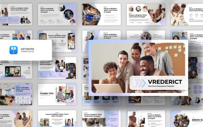 Vrederict - Modello di nota chiave del pitch deck