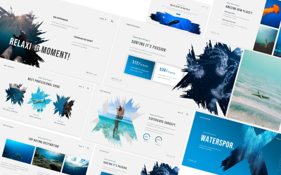 Watersport Sport Underwater Google Slides Template