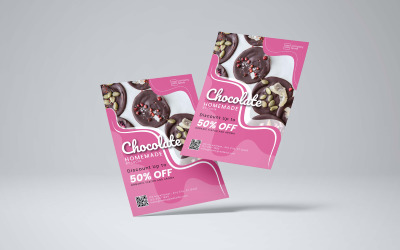 Chocolate Shop Flyer Template 3