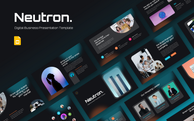 Neutron - Modèle de diapositive Google pour les entreprises numériques