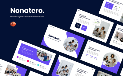 Nonatero – Üzleti Ügynökség PowerPoint sablon