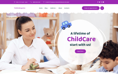 TishKindergarten - Tema de WordPress para jardín de infantes y preescolar