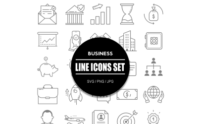 Business Icon Set Bundel Business Pack