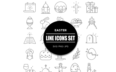 Easter Icon Set Easter Icons Pack