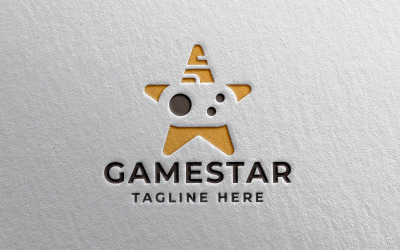 Game Star Logo Pro Şablonu