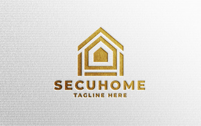 Secure Home Logo Pro-sjabloon