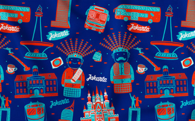 Giacarta Seamless Pattern #02