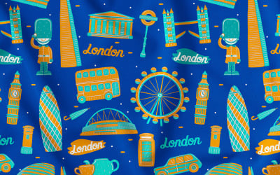 London Seamless Pattern #03