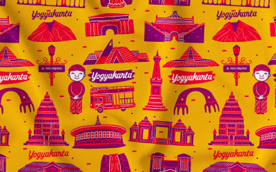 Modello senza cuciture di Yogyakarta #03