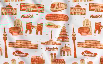 Munich Seamless Pattern #01