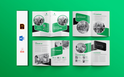 Design del modello di brochure aziendale multiuso