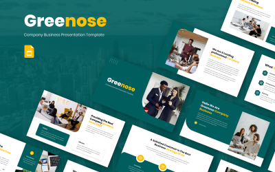 Greenose – Шаблон Google Slide Company Business