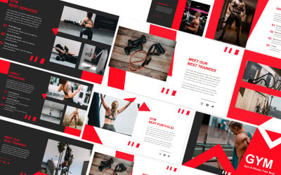 Gym &amp;amp; Fitness Your Body Powerpoint Template