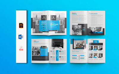 Modello di brochure aziendale multiuso