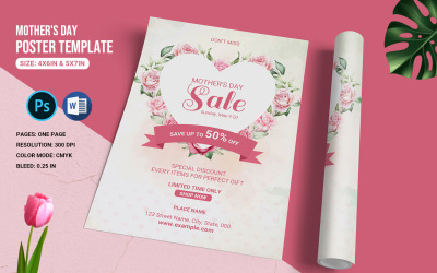Mother&#039;s Day Promotional Sale Flyer