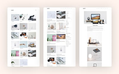 Alio - Tema minimalista de WordPress para portafolios