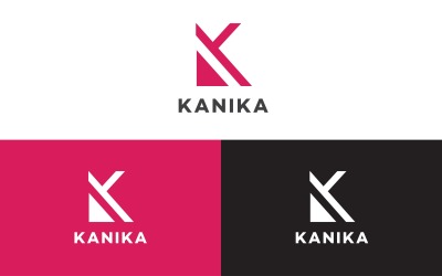 Diseño de logotipo de letra K - Kanika