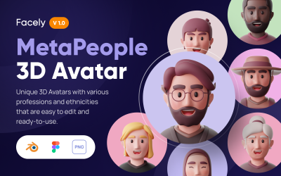 Facely - Avatar 3D de MetaPeople