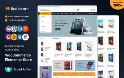 Книжный магазин - Книжный магазин WooCommerce Elementor Отзывчивая тема