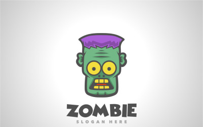 Logo del fumetto della mascotte di Zombie Frankenstein